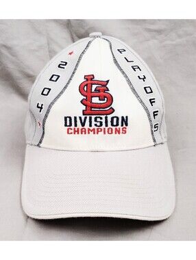 St Louis Cardinals 2004 Division Champions Playoffs MLB Twins Enterprise Hat